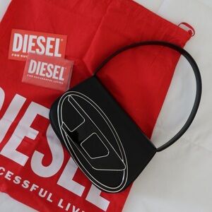 Diesel 1DR iconic small black bag